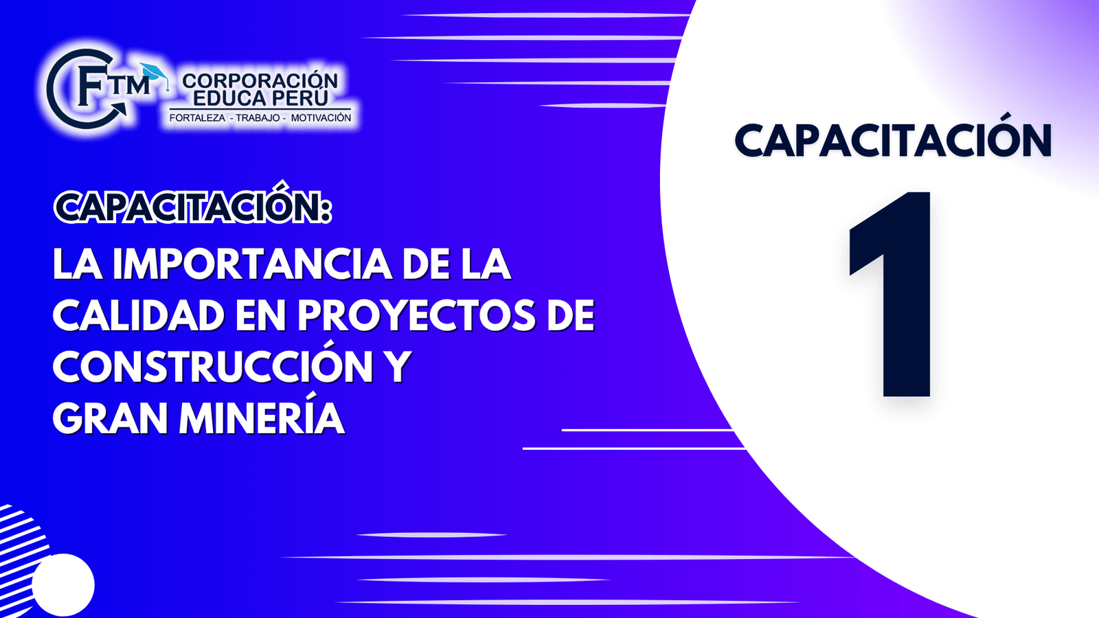 CAP 01: LA IMPORTANCIA DE LA CALIDAD EN PROYECTOS DE CONSTRUCCIÓN Y GRAN MINERÍA (S/C)