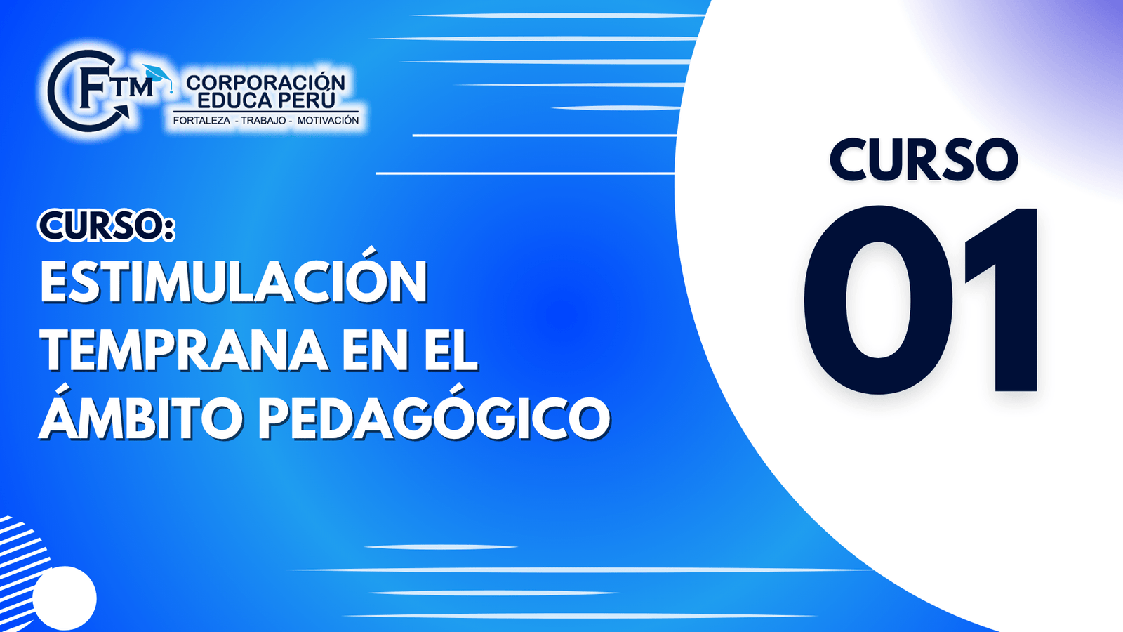 CURSO 01: ESTIMULACIÓN TEMPRANA EN EL ÁMBITO PEDAGÓGICO (S/C)