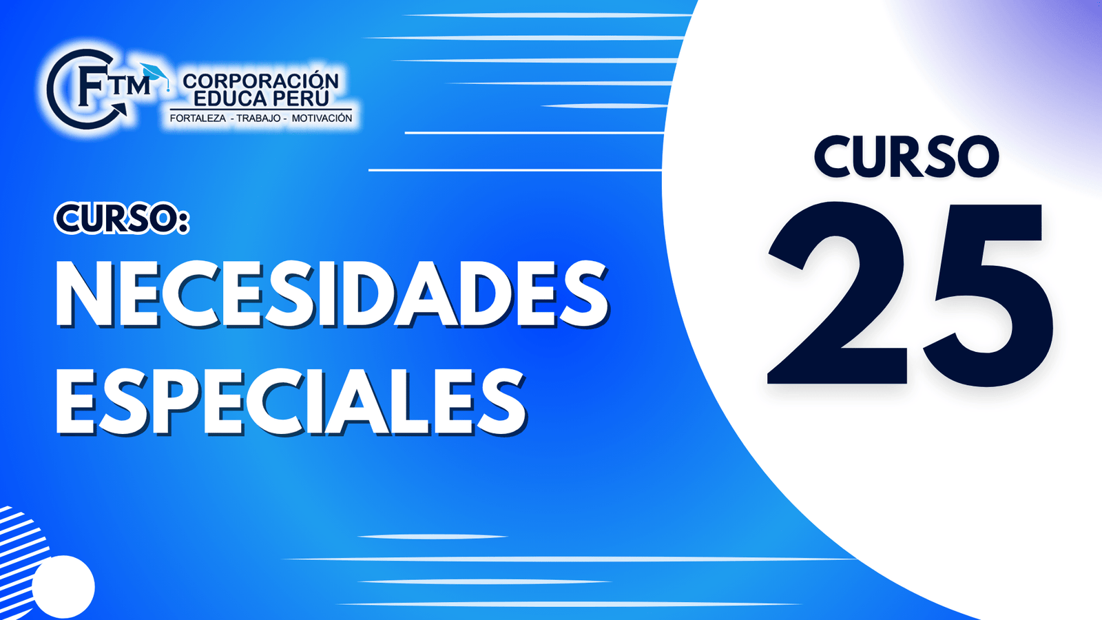 CURSO 25: NECESIDADES ESPECIALES (S/C)