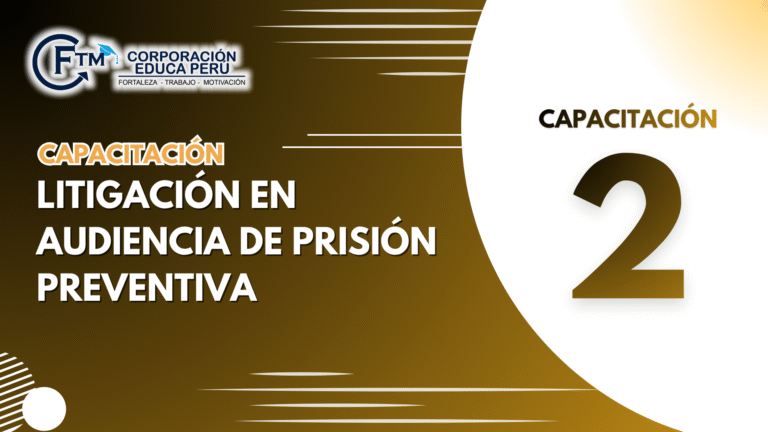 CAP 02: LITIGACIÓN EN AUDIENCIA DE PRISIÓN PREVENTIVA