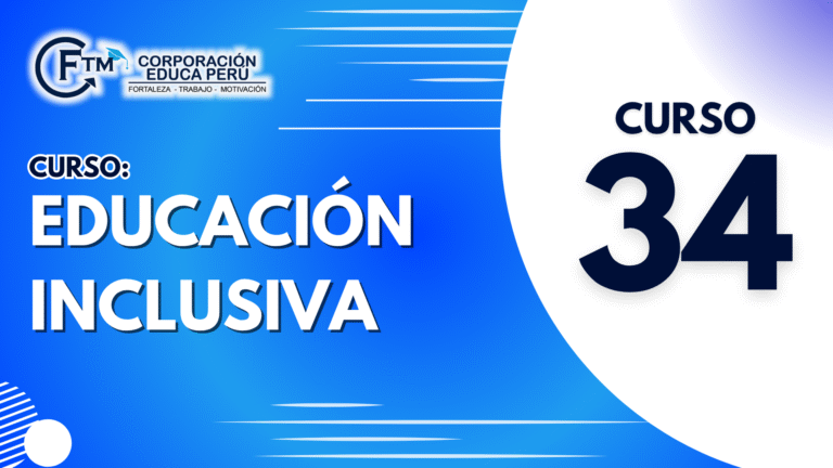 Curso 34: EDUCACIÓN INCLUSIVA